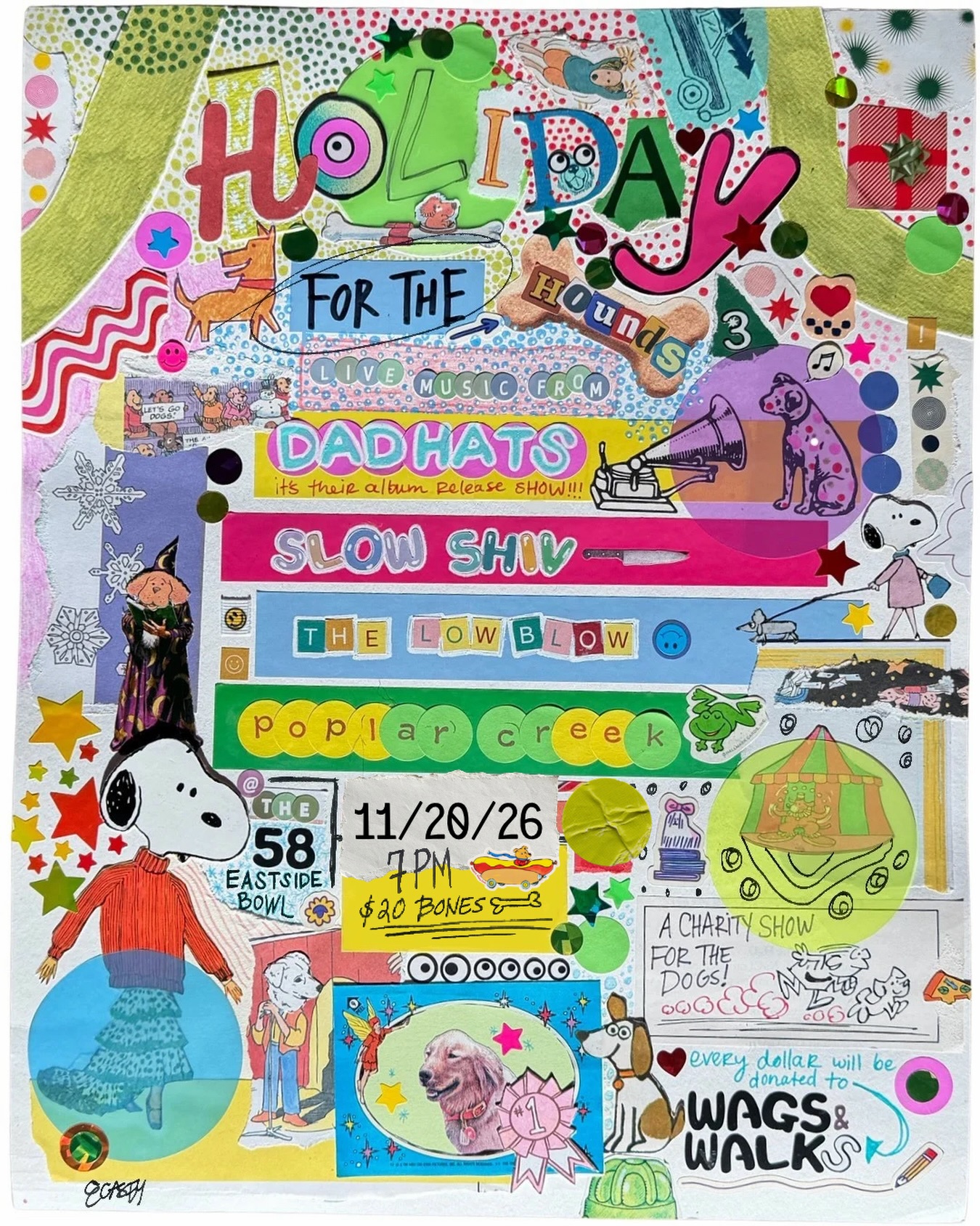 HOLIDAY FOR THE HOUNDS THREE event artwork