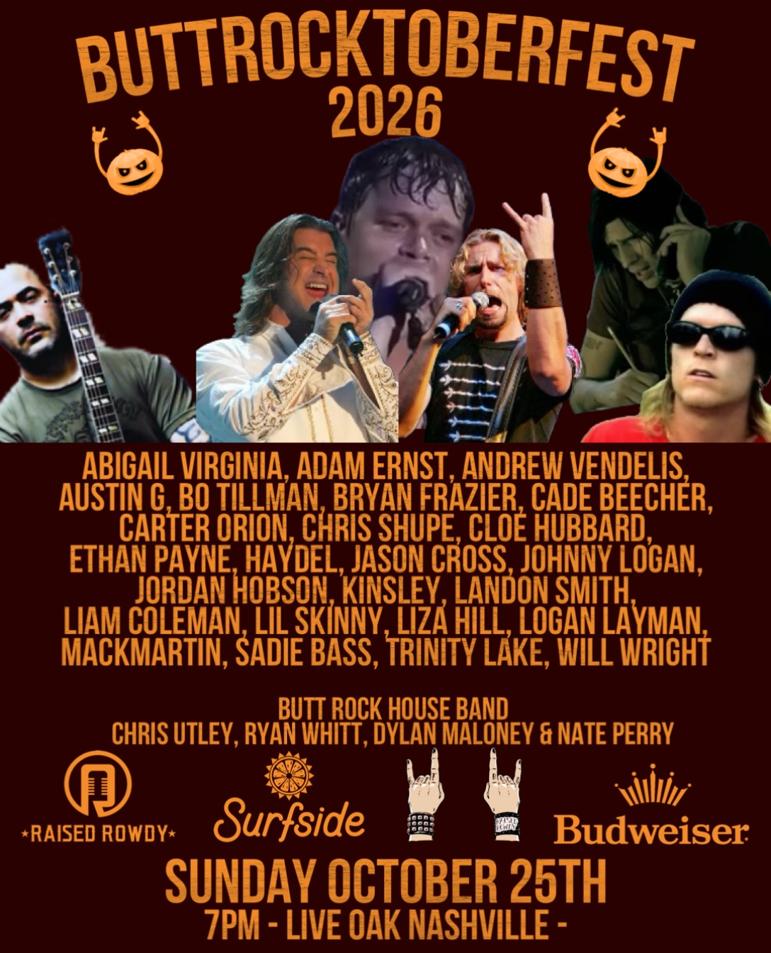 Butt Rocktoberfest 2026 event artwork